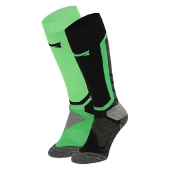 snowboardsokken heren multi green 2-pack*Xtreme Sockswear Clearance